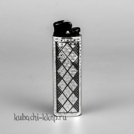 серебряный футляр для зажигалки 