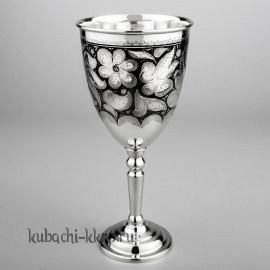 Серебряный фужер для вина 