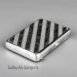 Портсигар из серебра 