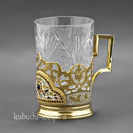 Подстаканник с эмалью - пд0015