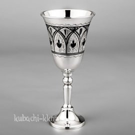 Рюмка серебряная с чернением - р060