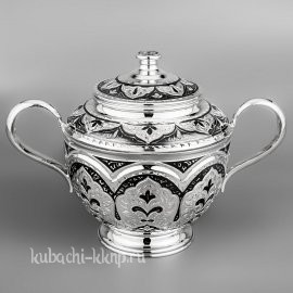 Серебряная сахарница «Сказка» - сх03