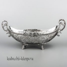 Серебряная конфетница «Ладья» - кф139