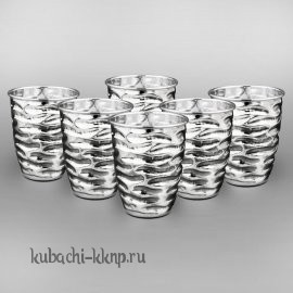 Набор из шестисеребряных стаканов 