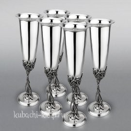 Набор серебряных фужеров 