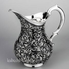 Серебряный графин для воды без крышки 
