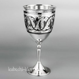 Серебряный бокал для вина или воды - БК31