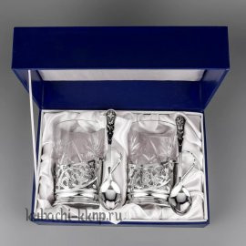 Набор подстаканник с ложкой - пд0012(2)л