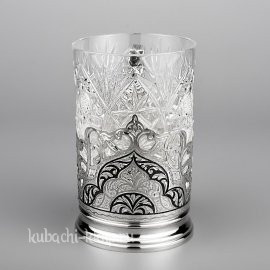 Серебряный подстаканник - пд073