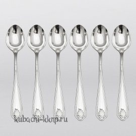 Набор классических серебряных ложек 925 пробы - л00068-6