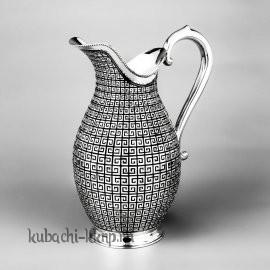 Серебреный кувшин «Меандр» - кв101