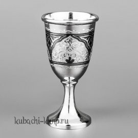 Рюмка кубачинская серебряная - р028