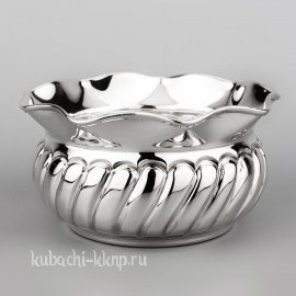 Серебряная конфетница «Волна» - кф162
