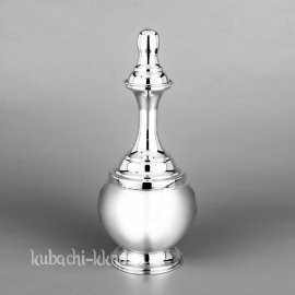 Глянцевый серебряный графин для водки  - Гр070