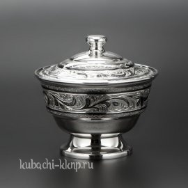 Сахарница серебро Кубачи - сх00048