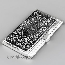 Серебряная визитница 