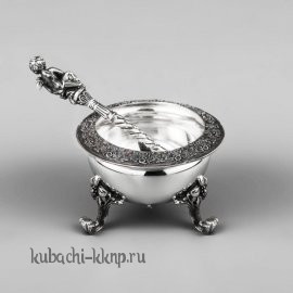 Солонка серебряная/перечница - соль0001