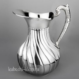 Большой серебряный кувшин для воды 