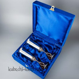 Набор серебряных фужеров на свадьбу 