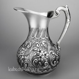 Серебряный кувшин для воды на 1,7л.  - КВ243