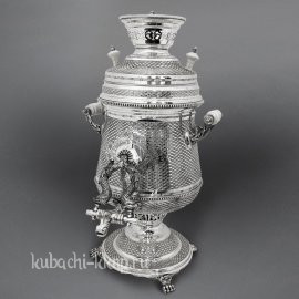 Самовар серебряный электрический - см031