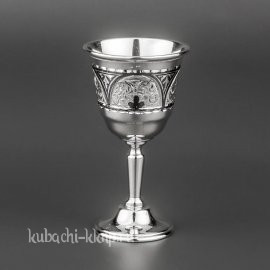 Рюмка серебряная с чернью - р0003