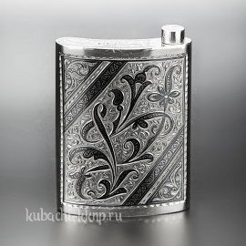 Фляжка из серебра кубачинская - фл0006