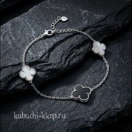 Браслет клевер серебро - бр1069сос