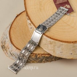 Браслет из серебра на часы - Брк0004
