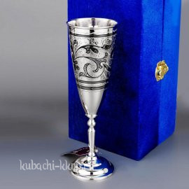 Фужер серебряный 