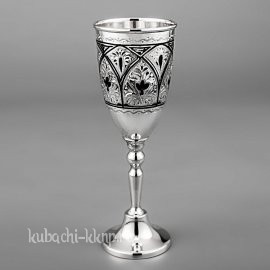Высокая рюмка серебряная - р076