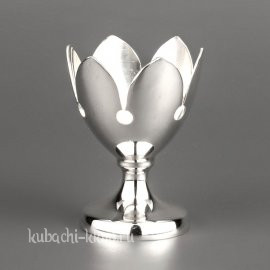 Серебряная подставка под яйцо «Глянцевая» - пш03