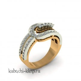 Помолвочное золотое кольцо 