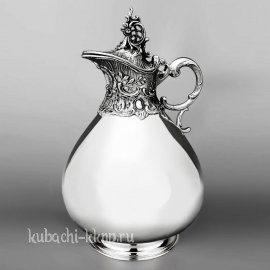 Оригинальный серебряный кувшин для воды - КВ225