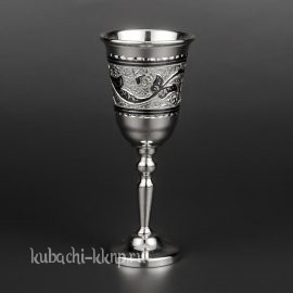Рюмка Классика Кубачинская с орнаментом и гравировкой - р00015