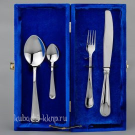 Набор на 1 персону из серебра - э0006