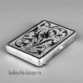 Портсигар серебряный - pd0002