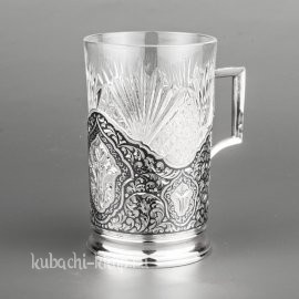 Серебрянный подстаканник - пд023