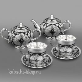 Серебряный набор для чая 