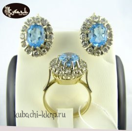 Кармазин с топазами - 8800