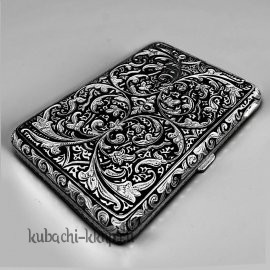 Серебряный портсигар 