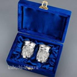 Набор серебряных стопок 