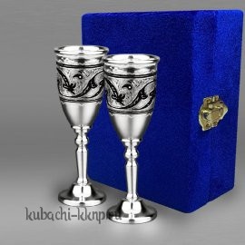 Набор высоких рюмок из серебра - р00050-2