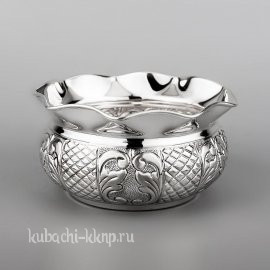 Серебряная конфетница «Ромб» - кф160