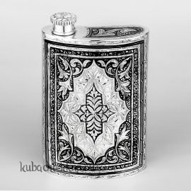 Серебряная фляга «Атрибут» - фл041