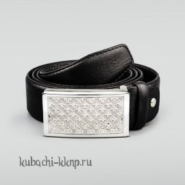 Ремень серебряный без чернения - рм20