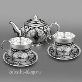 Серебряный набор для чая 