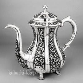 Серебряный чайник( Кофейник) «Краса» - чн031