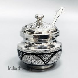 Солонка/перечница из серебра - с044
