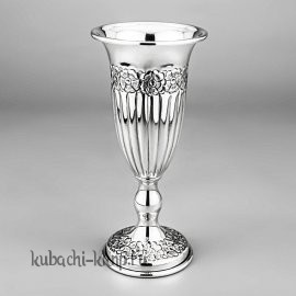 Серебряный фужер «Ромашка» - ф03